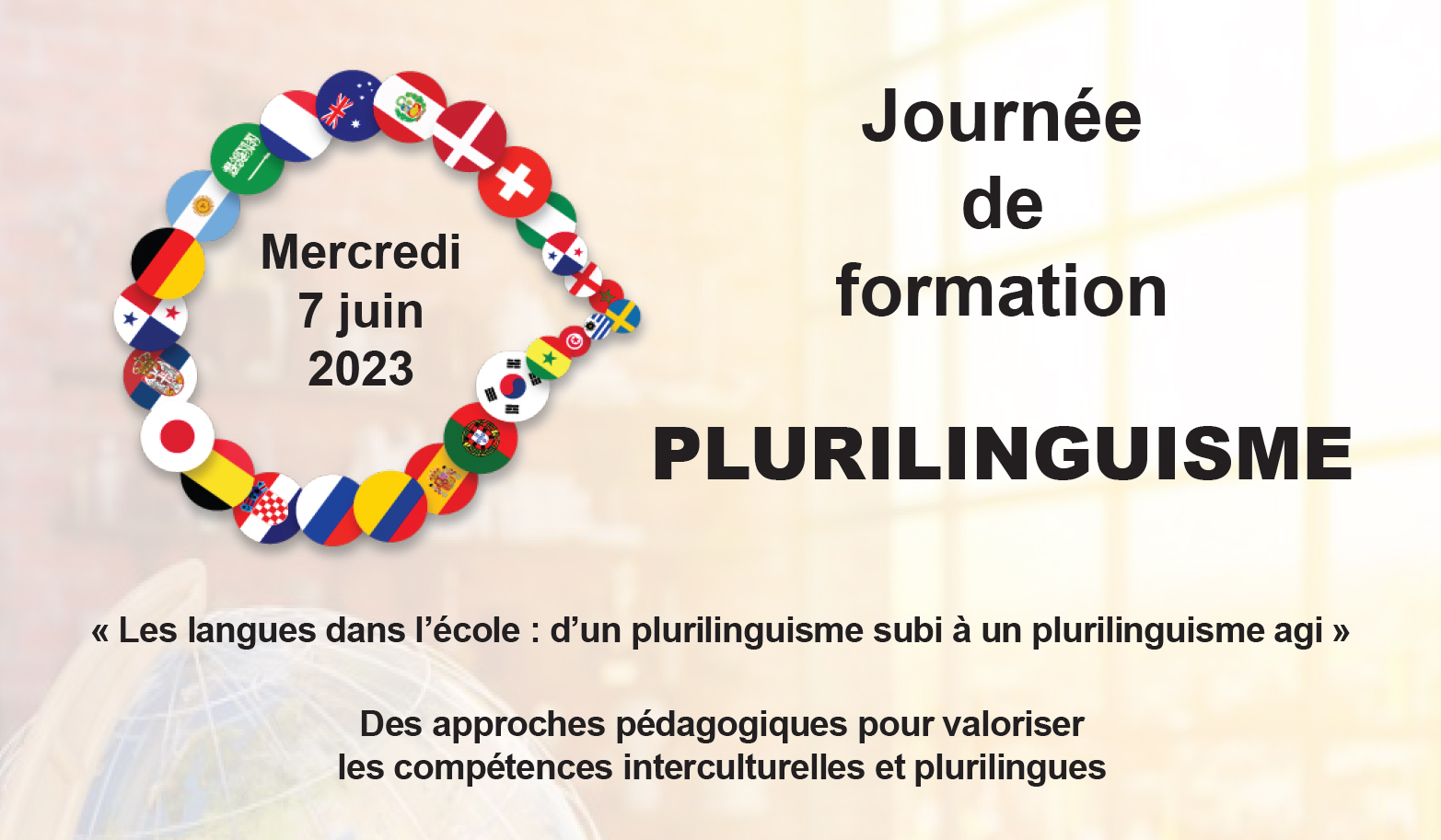 Formation : Les Enjeux Du Plurilinguisme à L’école Le Mercredi 7 Juin ...